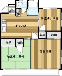 三殿台マンションの物件間取画像